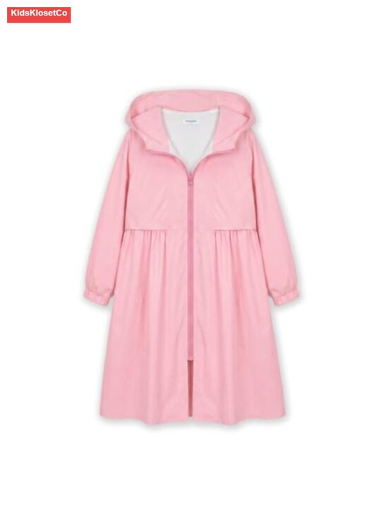Other - Girls Waterproof Rain Jacket Lightweight Hooded Windbreaker with Lining